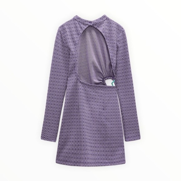 NWT Zara Sexy backless Purple Dress Size Medium M Large L Small S - Picture 2 of 10